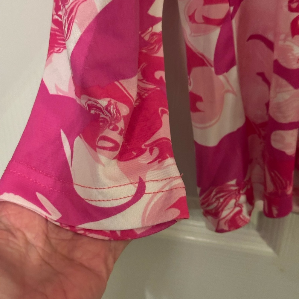 Mojo Pink Camo Sun Shirt M | Fishing Outdoor Long Sleeve View 3